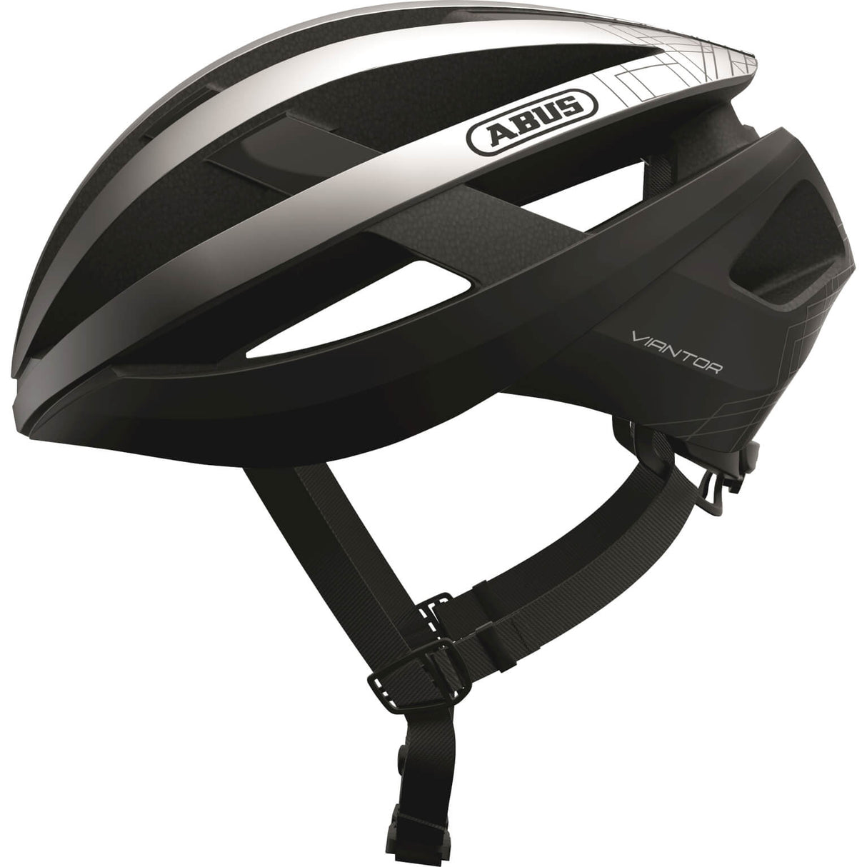 ABUS Helm Viangoud Gleam Silver L 58-62cm