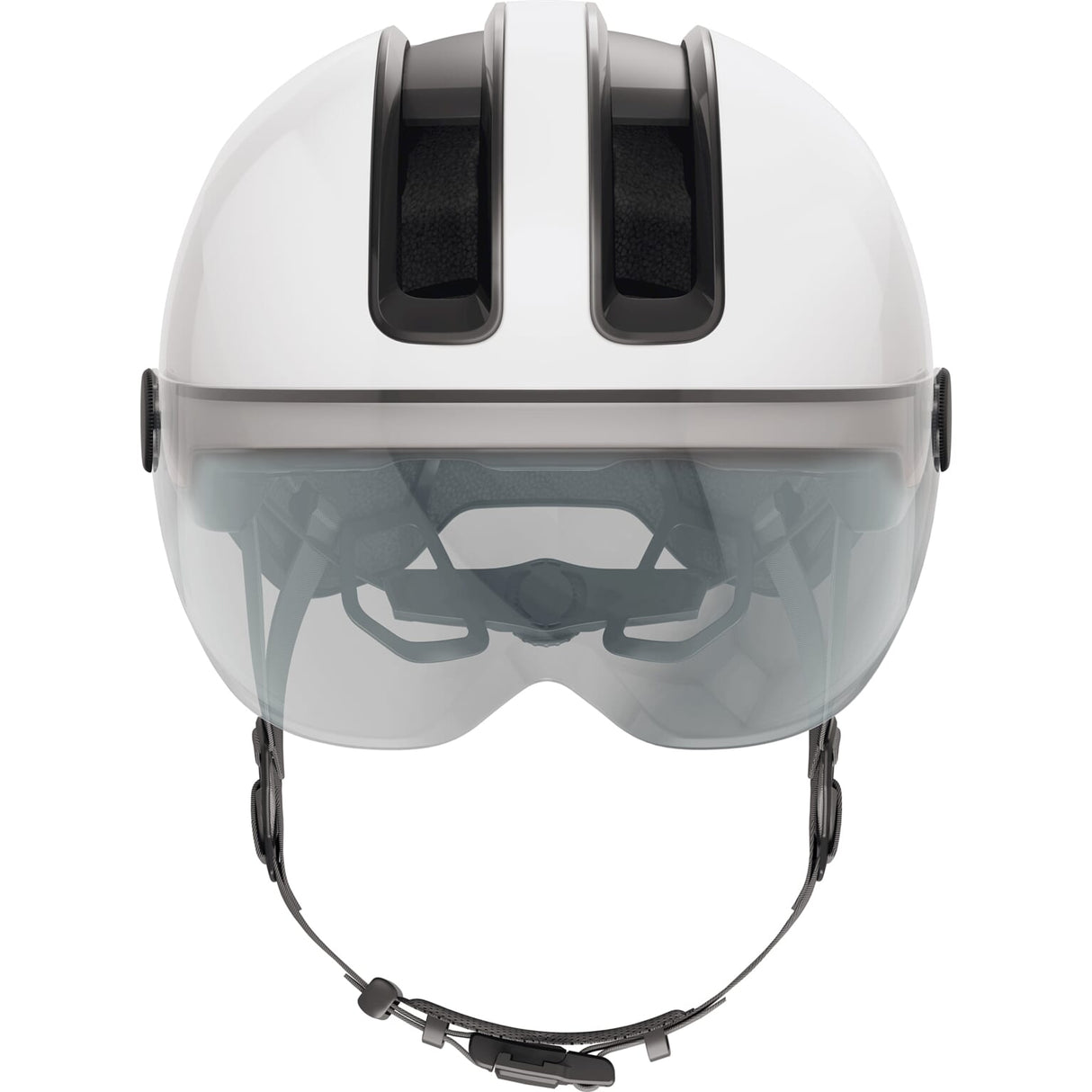 ABUS HELM HUD-Y ACE Shiny White M 54-58 cm