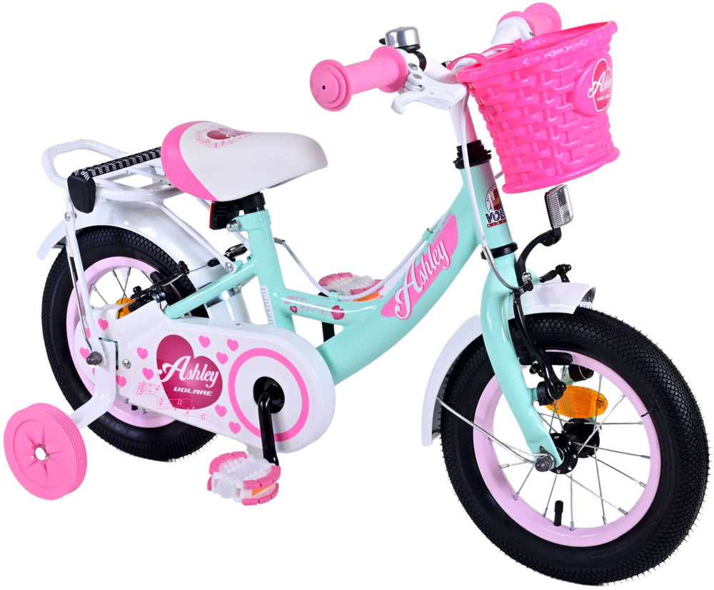 Volare Ashley Children's Bike Girls 12 pouces Green Two Hand freins