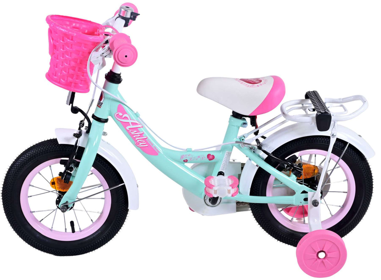 Volare Ashley Children's Bike Girls 12 pouces Green Two Hand freins