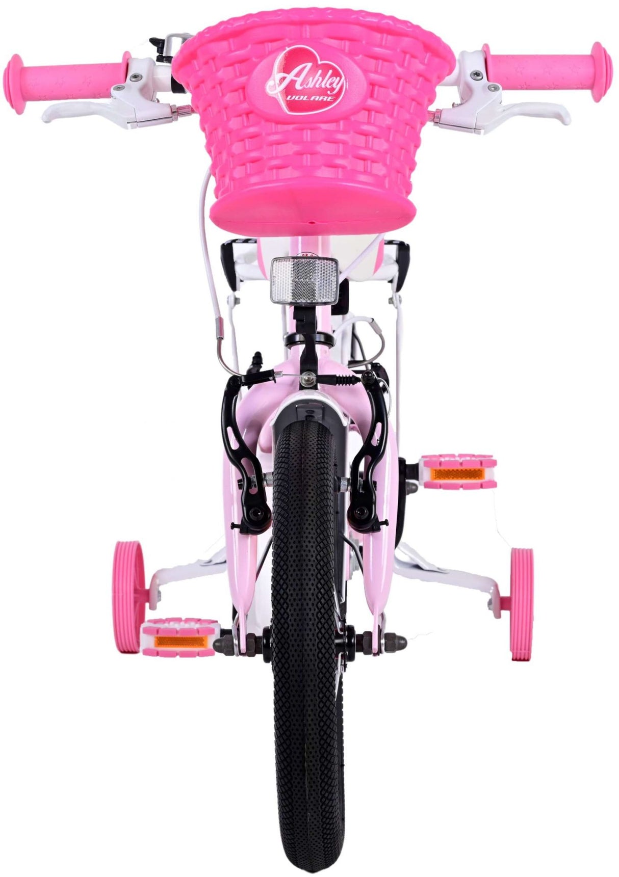 Volare Ashley Children's Bike Girls 14 pouces rose deux freins à main