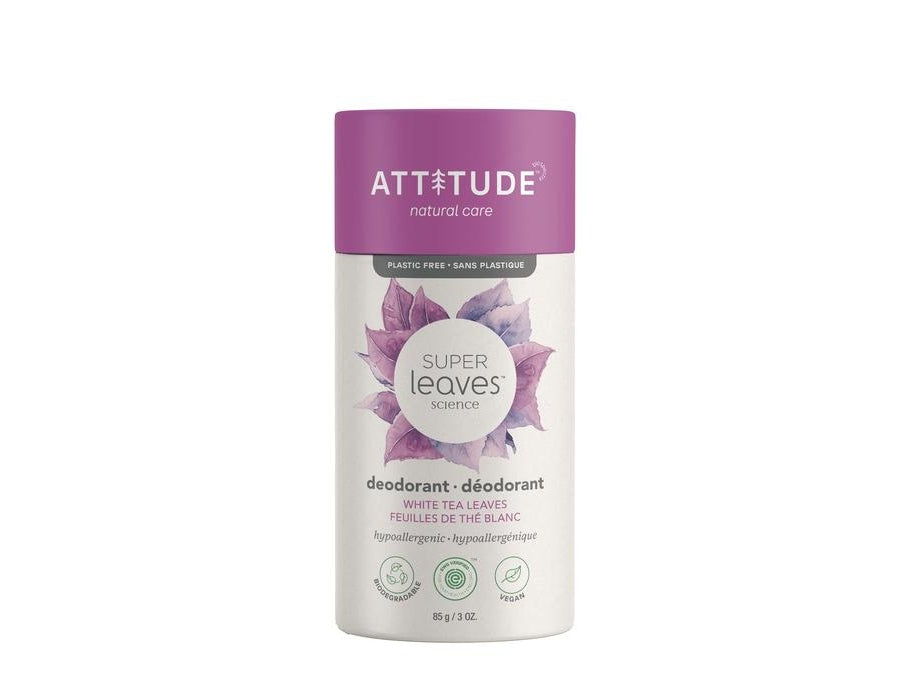 Attitude super feuilles ™ feuilles de thé blanc déodorant