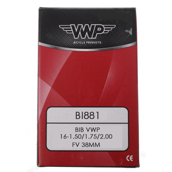 Schwalbe binnenband vwp fv sv 16 16-1.50 1.75 2.00 38mm