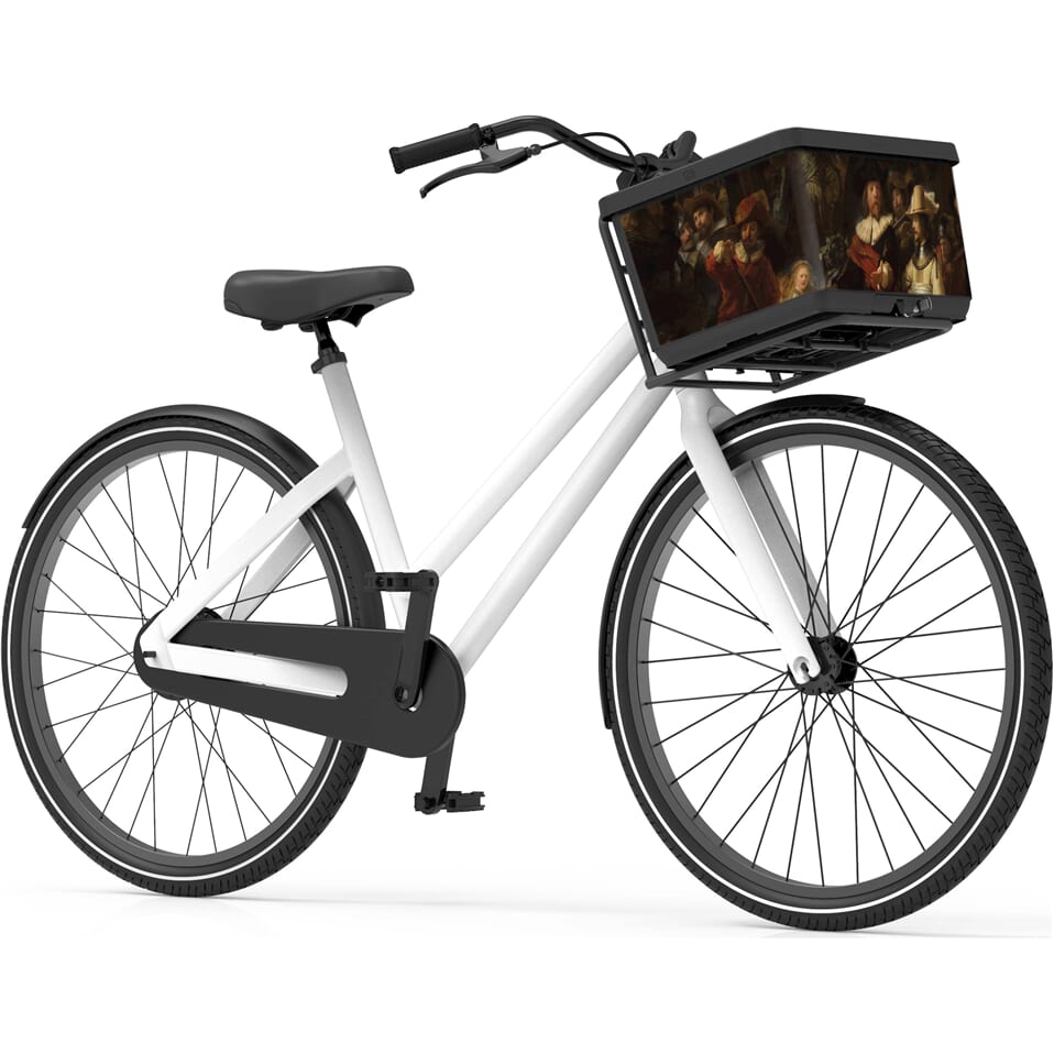 Basky Bicycle Basket 2.0 Night Watch