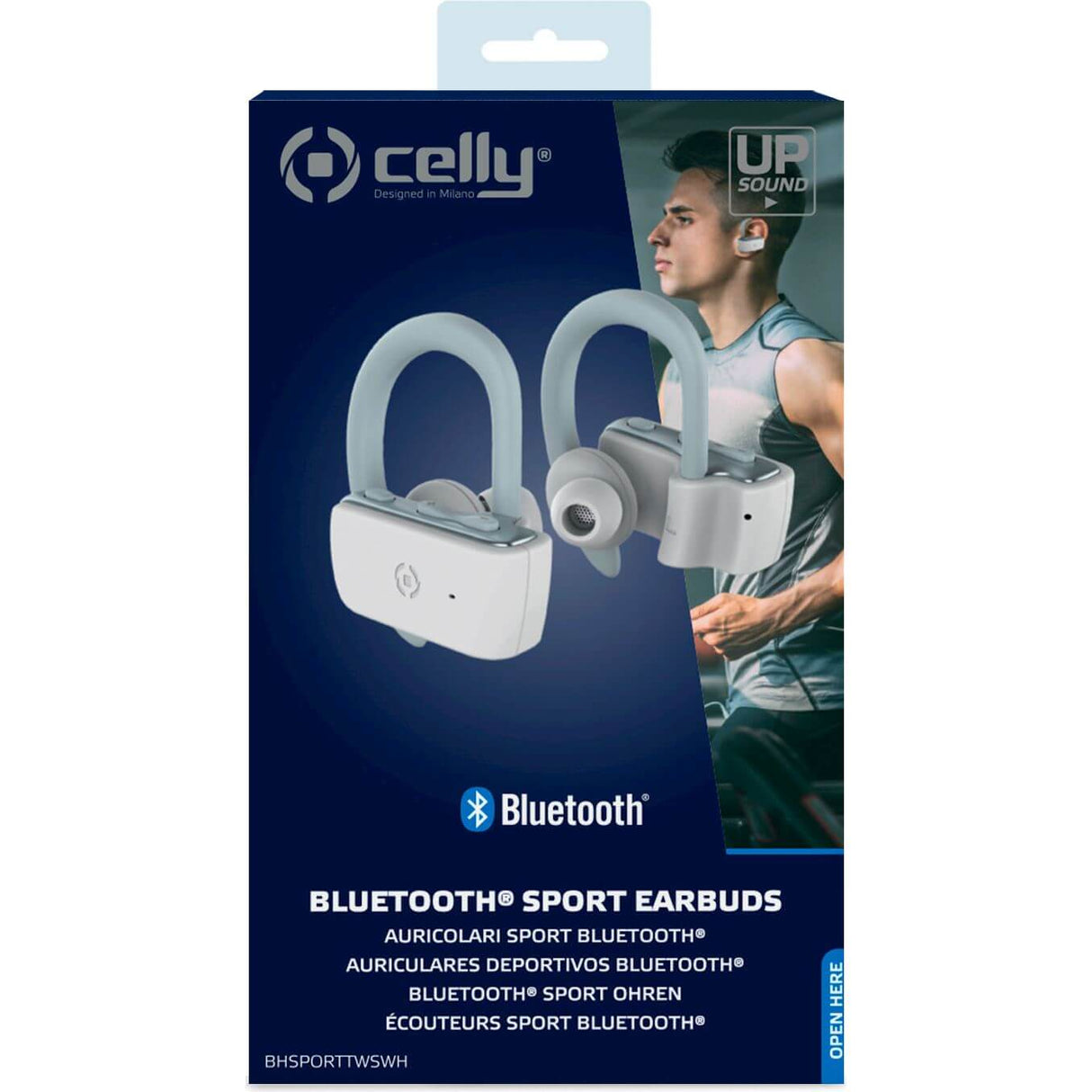 Celly Headset Bluetooth Wäiss