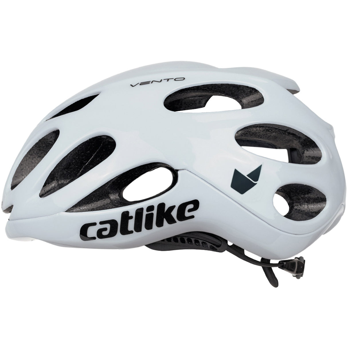 Buzglo Casco de carreras Vento Tamaño L 58-60 cm White Shine