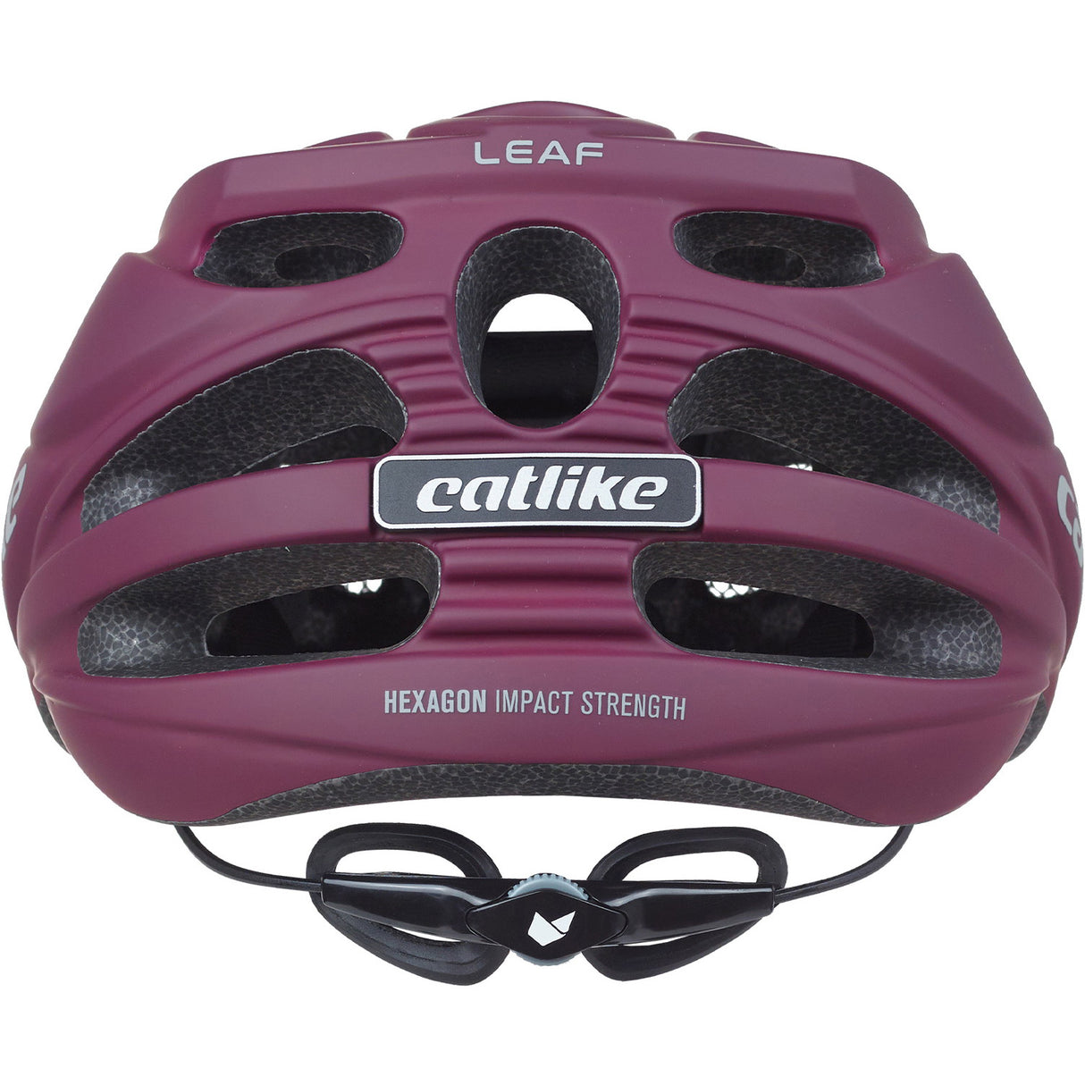 Buzaglo MTB Helm Blattgröße L 58-60 cm Burgund