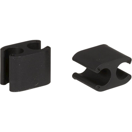 Elvedes kabelclips duo zwart 5+2,5mm(di2) (x10) cp2020101