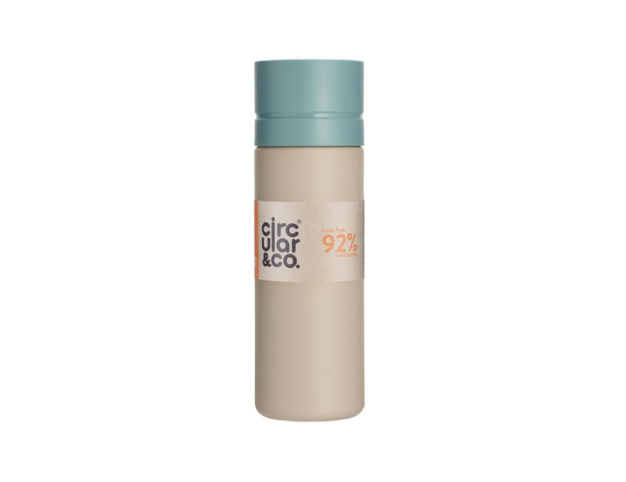 Circular Co. Bouteille circulaire 600 ml de crème bleu