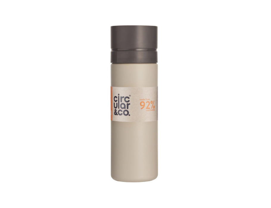 Circular Co. Bouteille circulaire 600 ml de crème noire