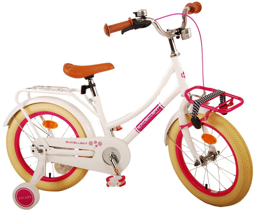 Volare Volare Children's Bike Girls 16 pouces blanc95% assemblé