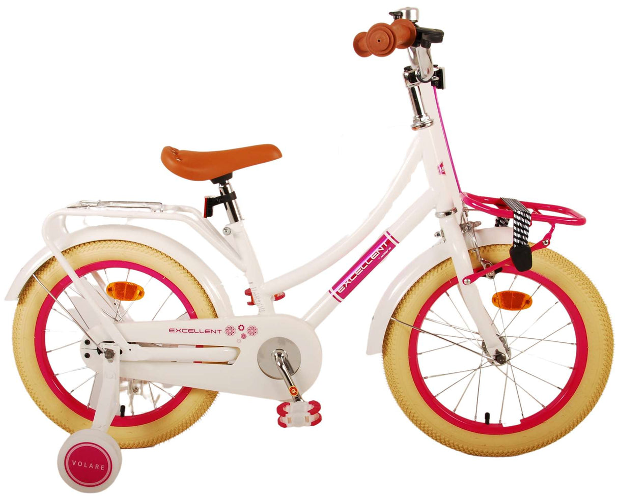 Volare Volare Children's Bike Girls 16 pouces blanc95% assemblé