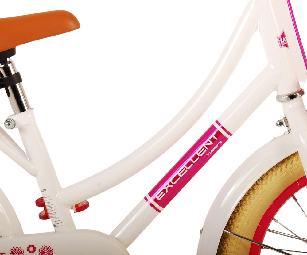 Volare Volare Children's Bike Girls 16 pouces blanc95% assemblé