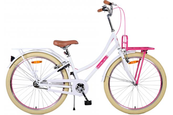 Volare Volare Children's Bike Girls 26 pouces blancs blancs de freins à main