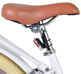 Volare Volare Children's Bike Girls 26 pouces blancs blancs de freins à main