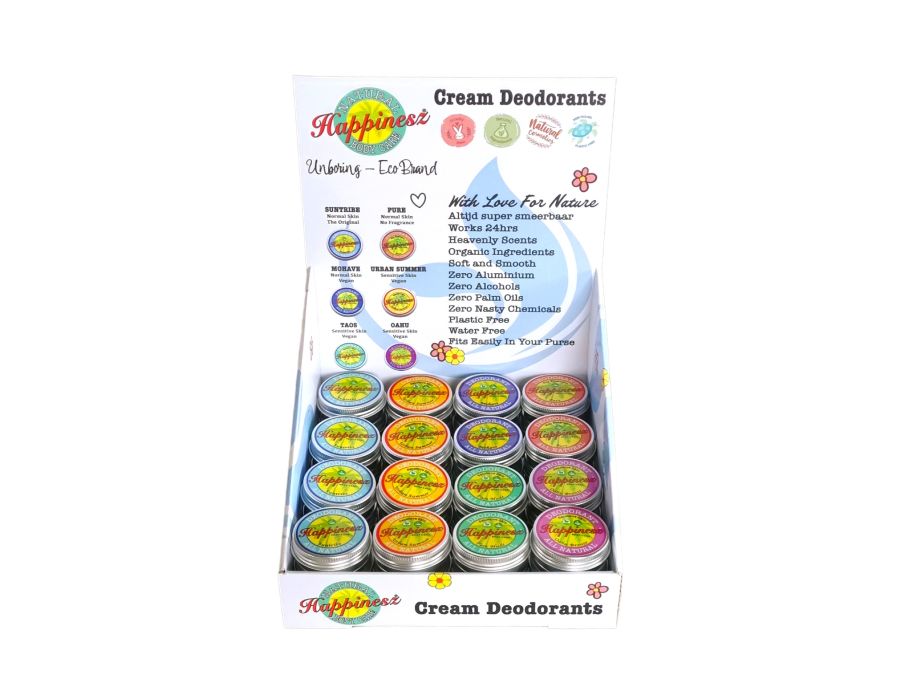 Happinesz Display Deodorant 48st