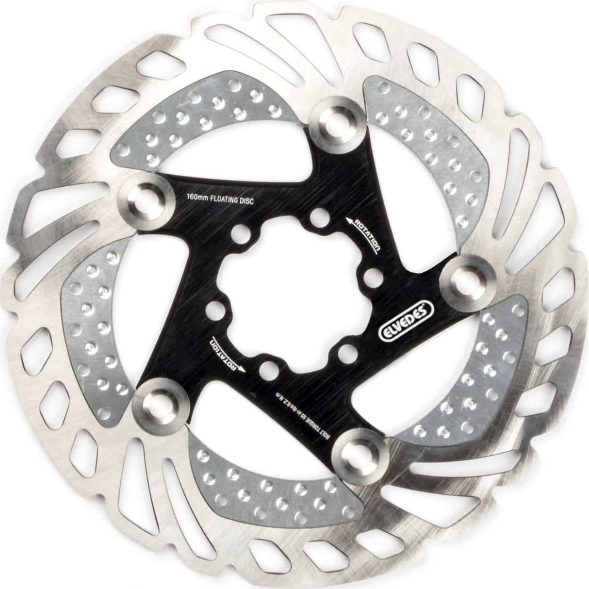 Elvedes Brake Disc CRX16 Rotor 160mm 6 bolte