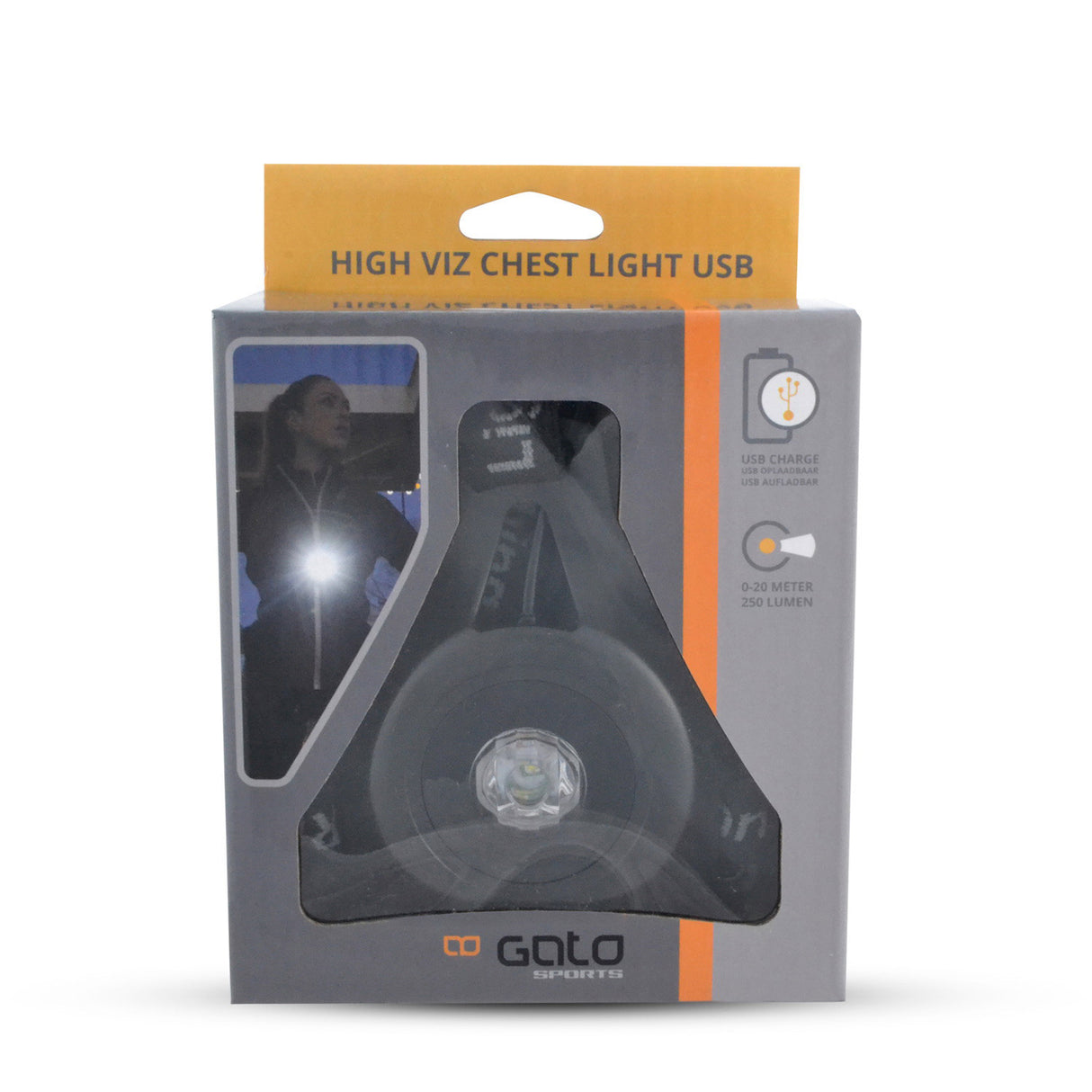 Outwet High-viz thory Light USB Black One Size