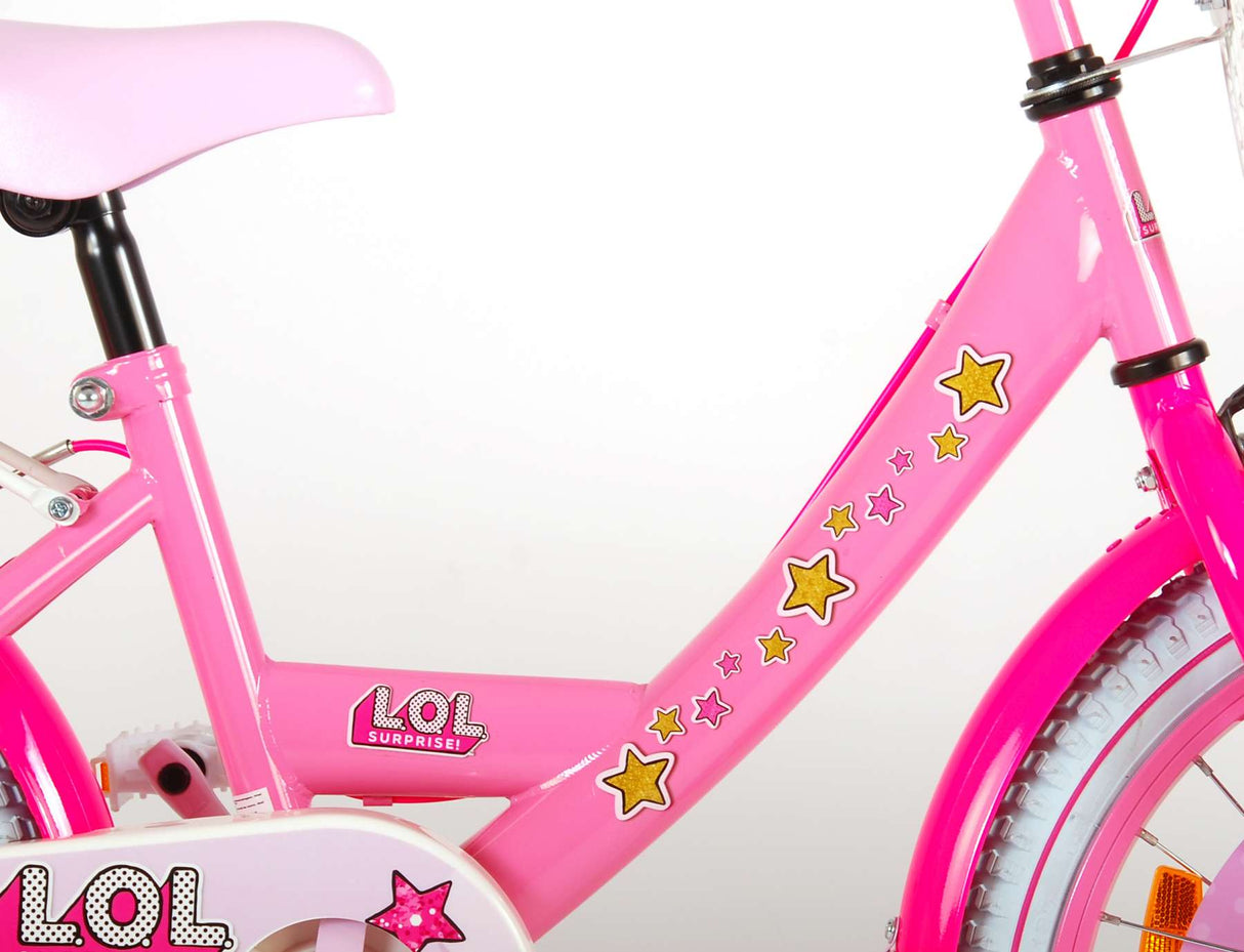 LOL surprise Bicycle pour enfants - filles - 18 pouces - rose - freins à deux mains