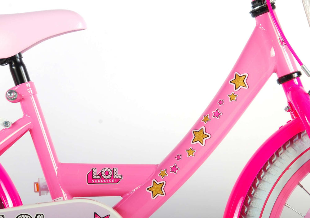 Lol surprise enfants vélo filles 18 pouces rose