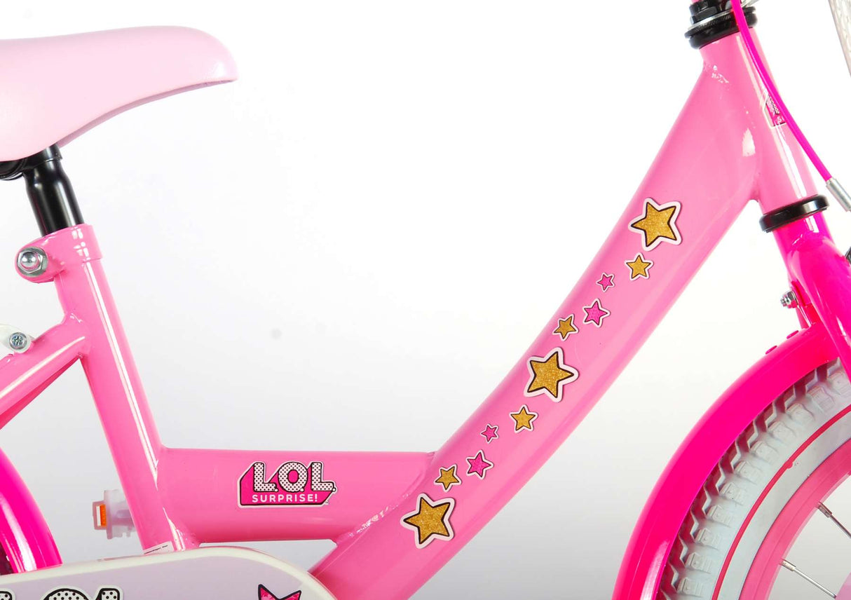 Lol surprise enfants vélo filles 18 pouces rose