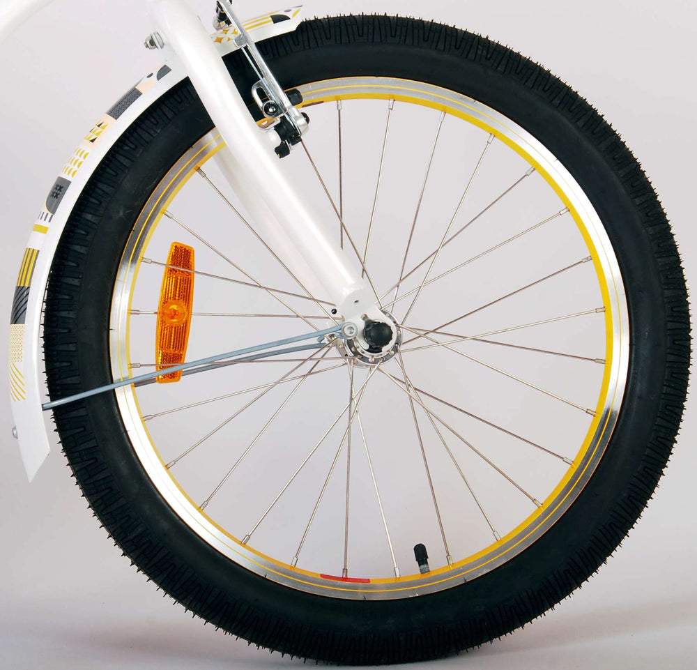 Volare Miracle Cruiser Children's Bike Girls 20 pouces Blanc Prime Collection