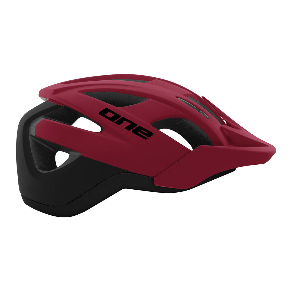 One One Helm Trail Pro M L (58-61) Rojo negro