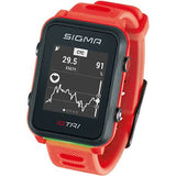 Sigma id.tri Neon Red Basic ZS Harts GPS ACTI ANT + BLE + Sensorset