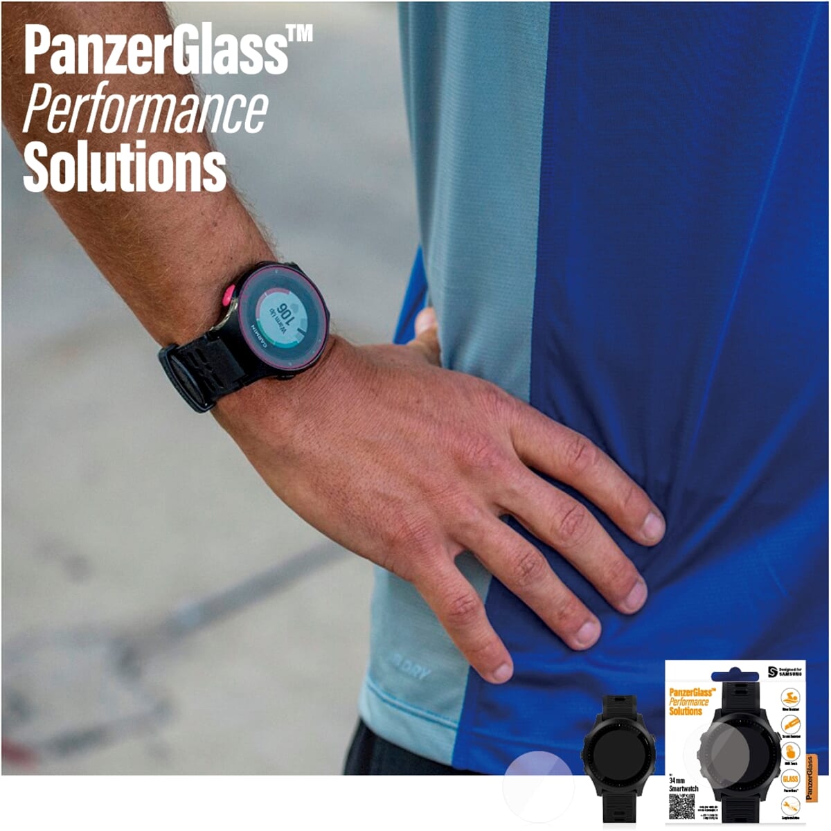 Protecteur d'écran Smartwatch Panzerglass 34 mm