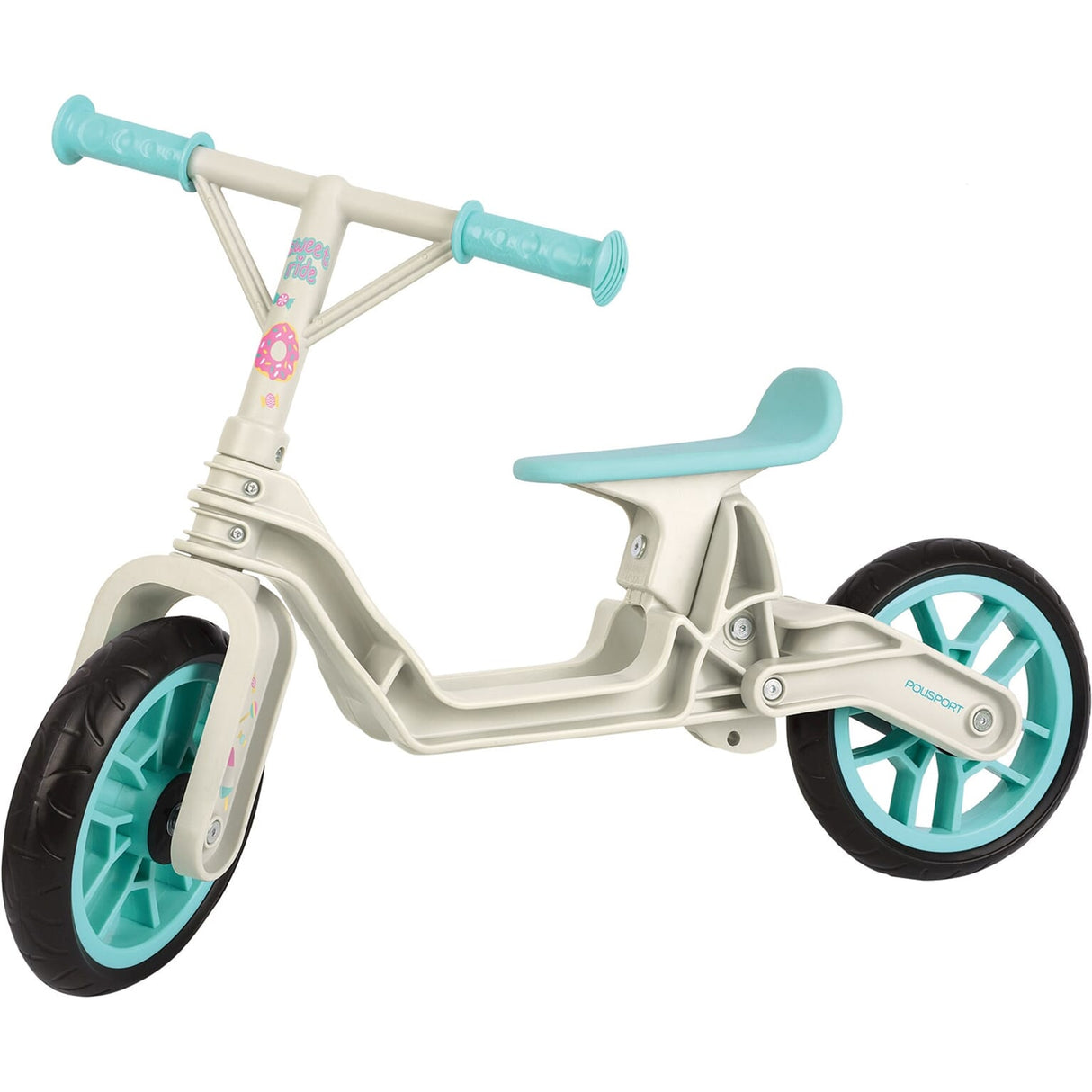 PoliSport Balance Bike Creme Breed Bike Mint zaključek