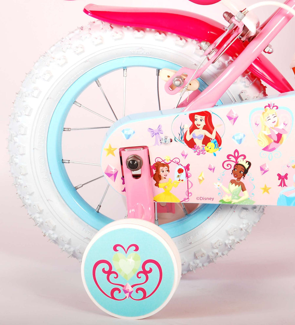 Disney Princess Children's Bicycle - Girls - 12 pouces - Pink - deux freins à main