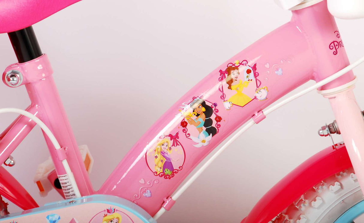 Disney Princess Children's Bicycle - Girls - 12 pouces - Pink - deux freins à main