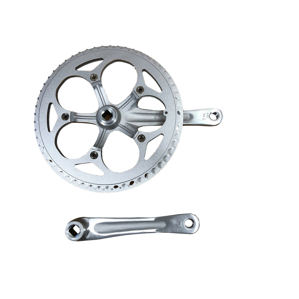 SA Crankset Silver 56T 170 mm FCSS56 Single Chainguard