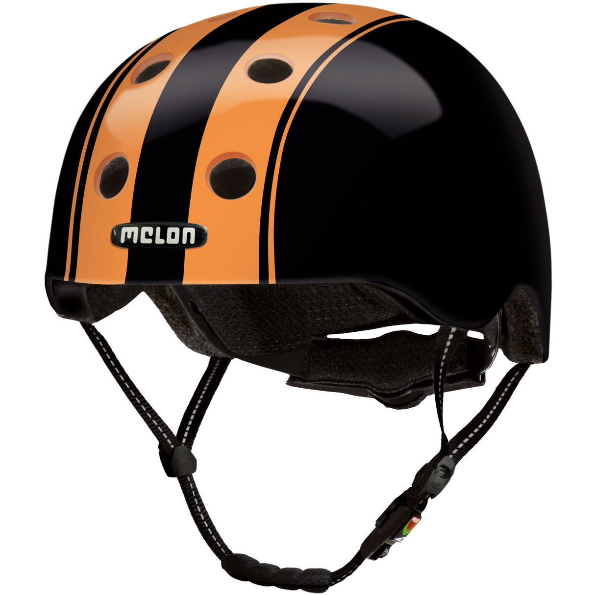 Melon Helm urban aktiv Duebel orange schwaarz Mat XXS-S