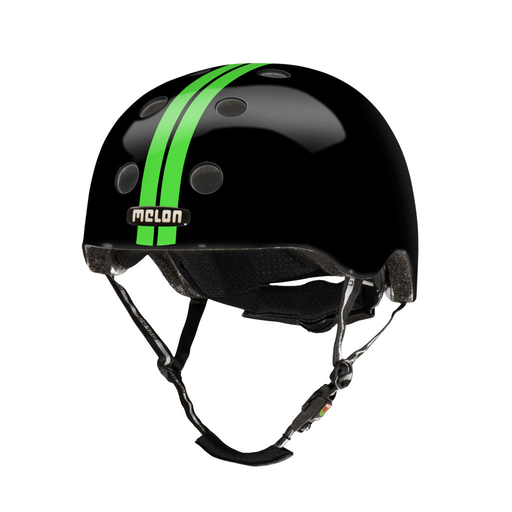 Urban Active Bicycle Helmet Black Green Størrelse 52-58 cm