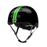 Urban aktiv Vëlo Helm Black Green Gréisst 52-58 cm