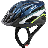 Olympisk sportstøj Sport MTB Helm MTB17 58-61 Glans mørkeblå neon