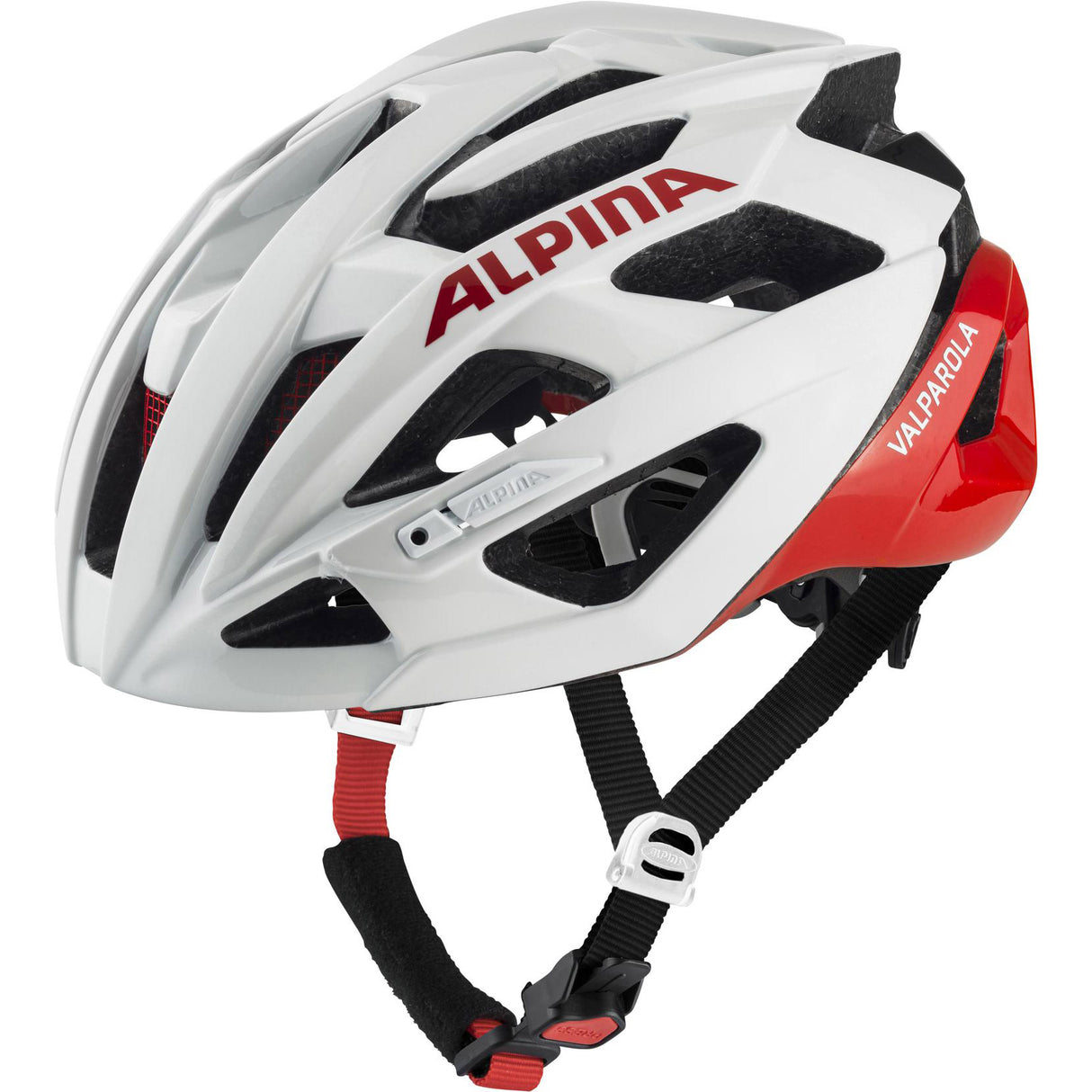 Tour sportif de sports sportives olympique Helm Valparola 51-56 Rouge blanc