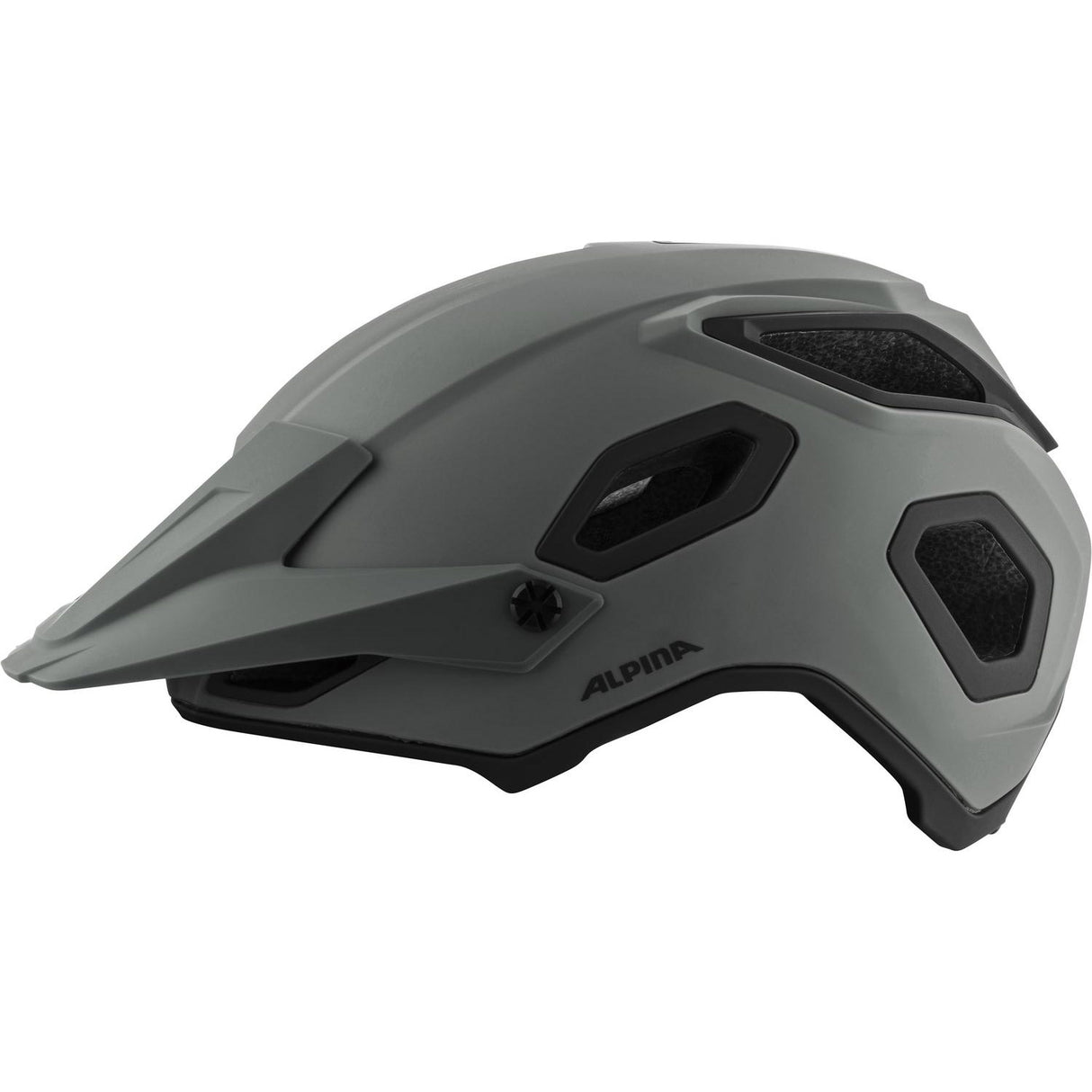 Olympic sportswear alpina sports mtb helm comox 52-57 mat grijs