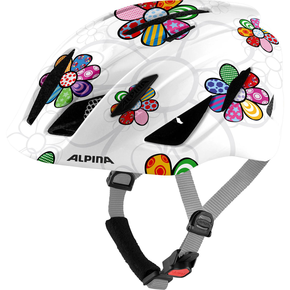 Alpina Helm Pico Pearlwhite-Flower lesk 50-55