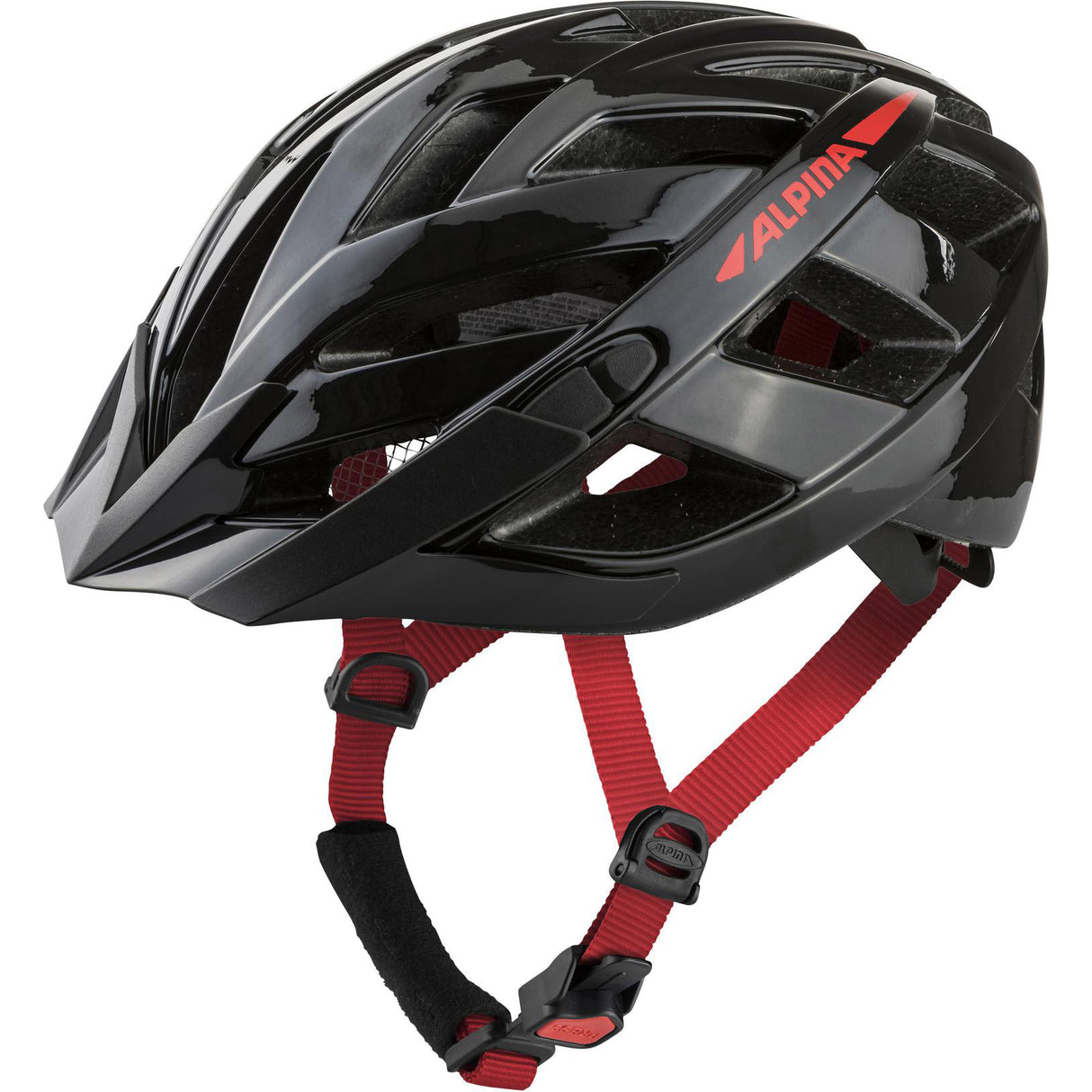 Olympic Sportswear Helm Panoma 2.0 Black-Red Gloss 52-57