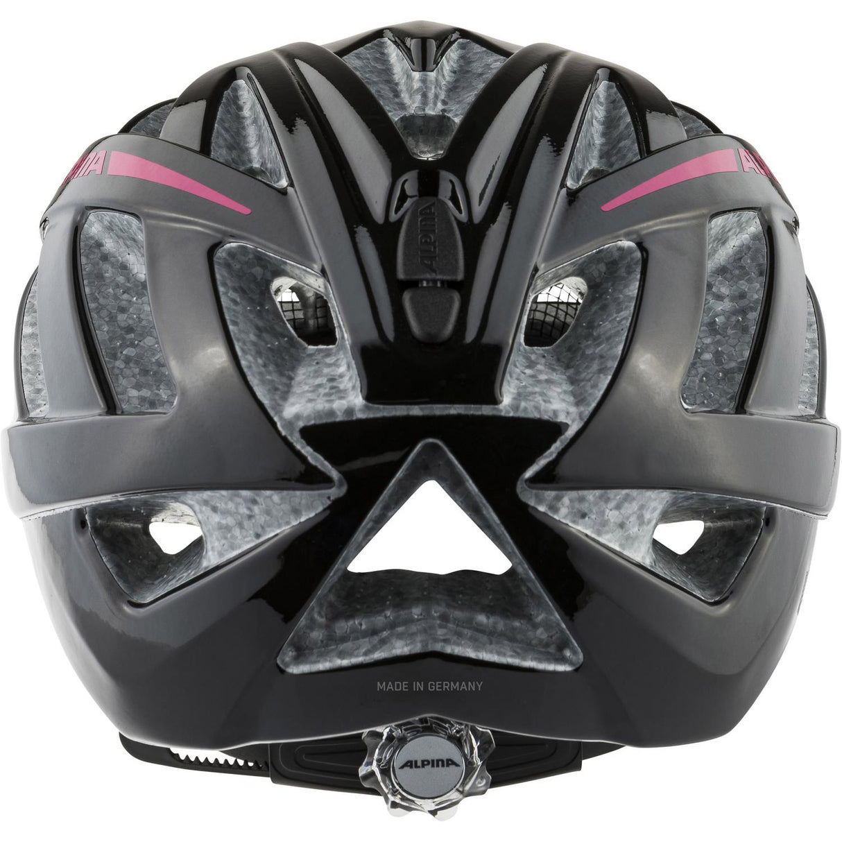 Olympischer Sportbekleidung Helm Panoma 2.0 Schwarz-Pink-Gloss 52-57