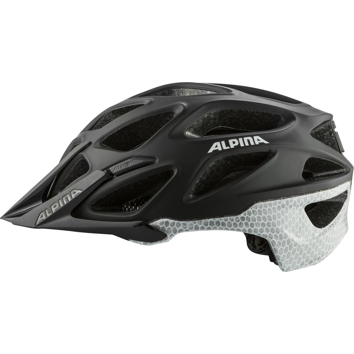 Olympiasportswear Sport MTB Helm Mythos reflektierend 57-62 Schwarz