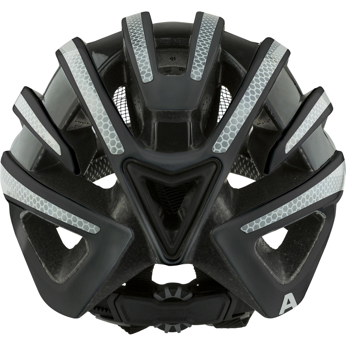 Casco Olympic Sports Sports Sports Race Ravel riflettente 55-59 lucido nero