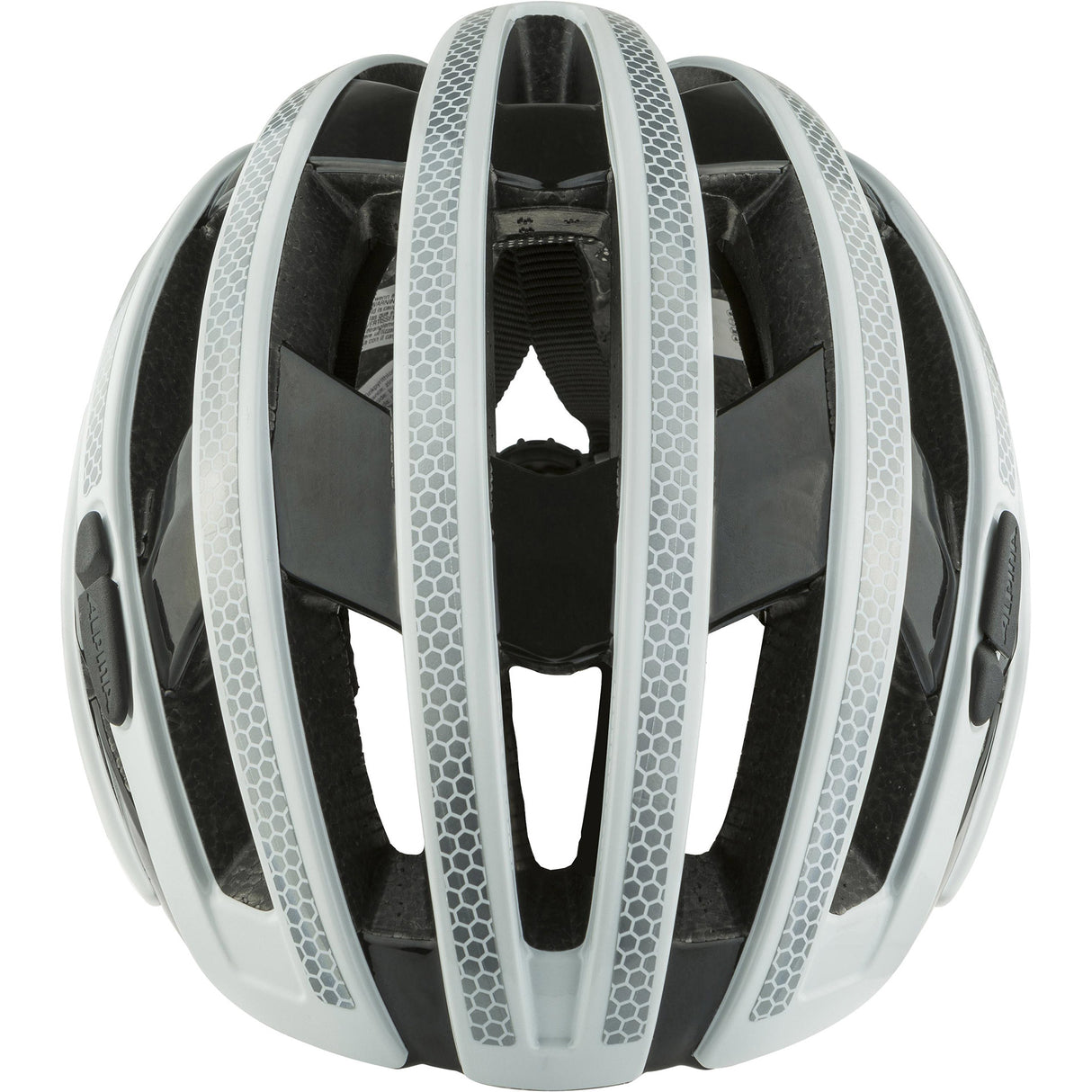 Casco Olympic Sports Sports Sports Race Ravel riflettente 51-56 lucentezza bianca