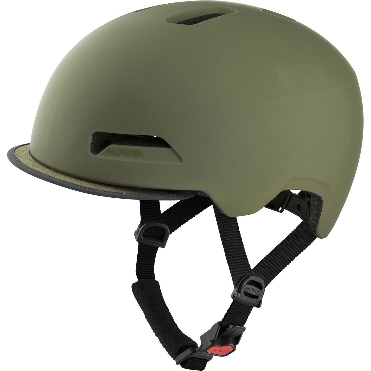 Olympic Sportswear Helm Brooklyn Olive Matt 52-57 cm