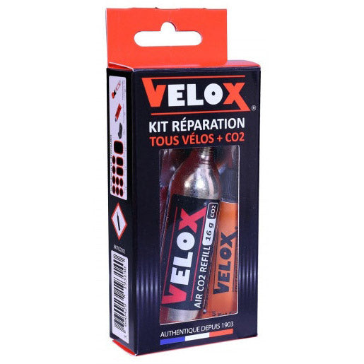 KIT za popravilo Velox z vzorcem CO2 16G in regulatorjem tlaka