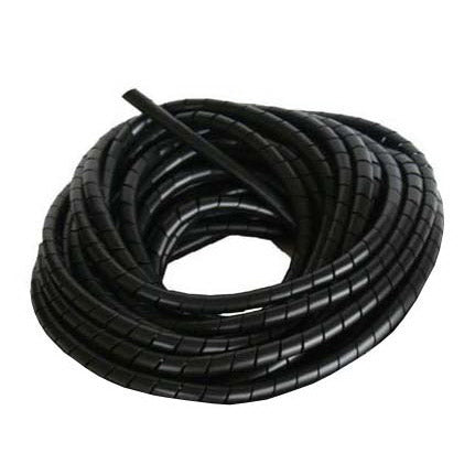 Mirage Cable Frame Protector Spiral 9-30 mm noir (25m)