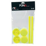 espositore per vetrine set per lo styling pony giallo