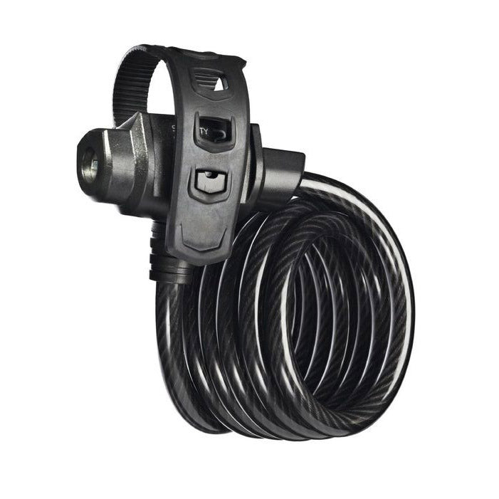 Trelock Sk Spiral Cable Lock Fixxgo 322 180 12 mm noir